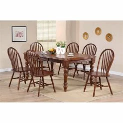 Cheap ⌛ Sunset Trading Andrews Arrowback Windsor Dining Side Chair Chestnut Brown Solid Wood Set Of 2 🔥 11 Cheap ⌛ Sunset Trading Andrews Arrowback Windsor Dining Side Chair Chestnut Brown Solid Wood Set Of 2 🔥 -Cheap Office Chairs Store 2397379 4 L