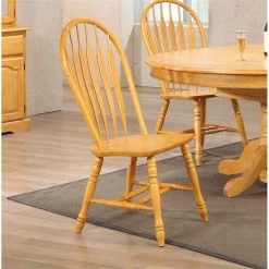 New 👍 Sunset Trading Selections Comfort Windsor Dining Side Chairs In Light Oak Solid Wood (Set Of 2) 😉 9 New 👍 Sunset Trading Selections Comfort Windsor Dining Side Chairs In Light Oak Solid Wood (Set Of 2) 😉 -Cheap Office Chairs Store 2397417 6 L