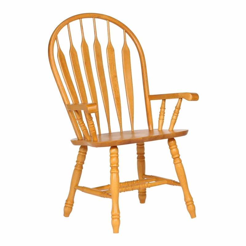 Best deal 💯 Sunset Trading Selections Comfort Windsor Dining Chair With Arms Light Oak Solid Wood Armchair ⌛ 3 Best deal 💯 Sunset Trading Selections Comfort Windsor Dining Chair With Arms Light Oak Solid Wood Armchair ⌛