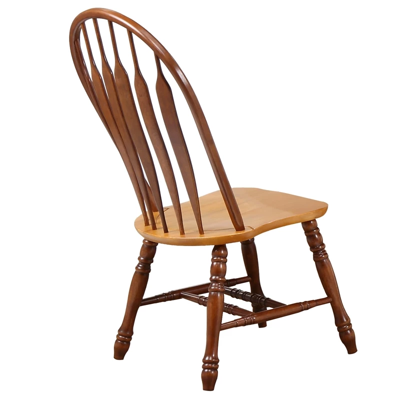 Top 10 🌟 Sunset Trading Selections Comfort Windsor Dining Chairs In Nutmeg Brown/Light Oak (Set Of 2) 🎁 4 Top 10 🌟 Sunset Trading Selections Comfort Windsor Dining Chairs In Nutmeg Brown/Light Oak (Set Of 2) 🎁 - Image 2