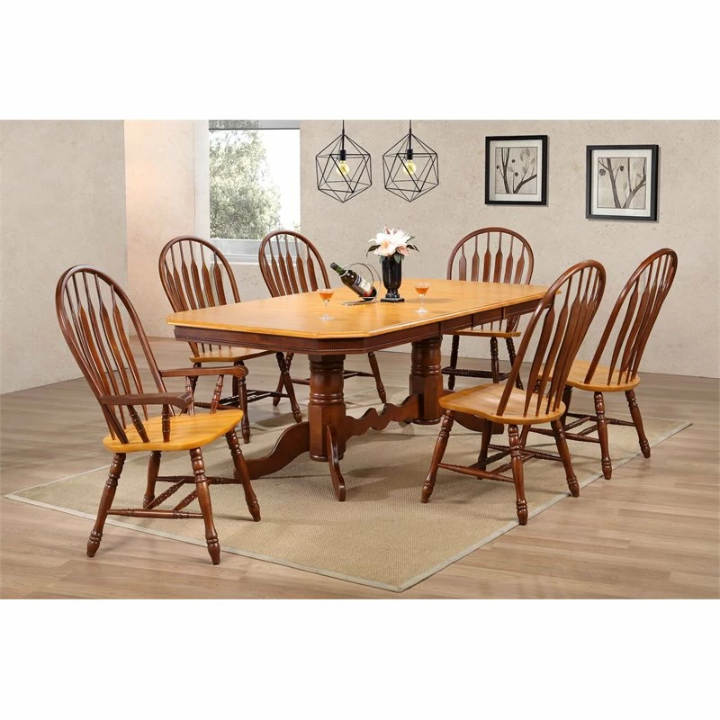 New โค๏ธ Sunset Trading Selections Comfort Windsor Dining Armchair In Nutmeg Brown/Light Oak Solid Wood ๐ฅ 8 New โค๏ธ Sunset Trading Selections Comfort Windsor Dining Armchair In Nutmeg Brown/Light Oak Solid Wood ๐ฅ - Image 6