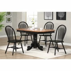 Cheapest ⌛ Sunset Trading Selections Arrowback Windsor Dining Side Chair Black/Cherry Solid Wood Set Of 2 👏 11 Cheapest ⌛ Sunset Trading Selections Arrowback Windsor Dining Side Chair Black/Cherry Solid Wood Set Of 2 👏 -Cheap Office Chairs Store 2397428 3 L