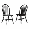 Cheapest ⌛ Sunset Trading Selections Arrowback Windsor Dining Side Chair Black/Cherry Solid Wood Set Of 2 👏 2 Cheapest ⌛ Sunset Trading Selections Arrowback Windsor Dining Side Chair Black/Cherry Solid Wood Set Of 2 👏 -Cheap Office Chairs Store 2397428 L