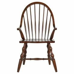 Best Sale 🥰 Sunset Trading Andrews 18" Windsor Wood Dining Chair With Arms In Chestnut Brown 🎁 11 Best Sale 🥰 Sunset Trading Andrews 18" Windsor Wood Dining Chair With Arms In Chestnut Brown 🎁 -Cheap Office Chairs Store 2397485 2 L