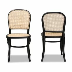Budget ✔️ Baxton Studio Cambree Brown And Black Wood 2-Piece Cane Dining Chair Set 😀 10 Budget ✔️ Baxton Studio Cambree Brown And Black Wood 2-Piece Cane Dining Chair Set 😀 -Cheap Office Chairs Store 2404353 1 L