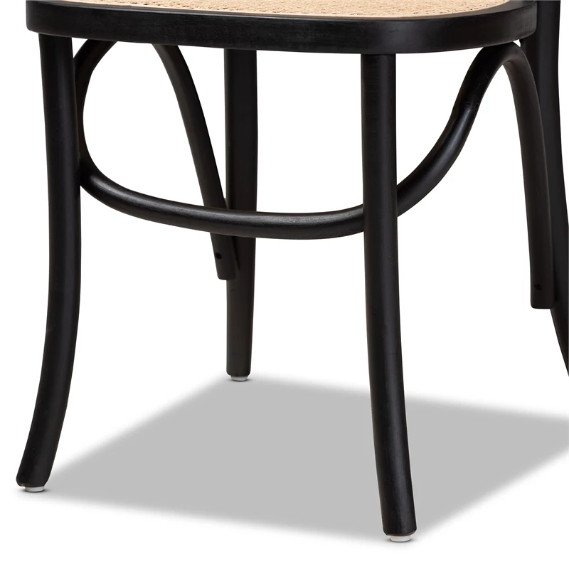 Budget ✔️ Baxton Studio Cambree Brown And Black Wood 2-Piece Cane Dining Chair Set 😀 7 Budget ✔️ Baxton Studio Cambree Brown And Black Wood 2-Piece Cane Dining Chair Set 😀 - Image 5
