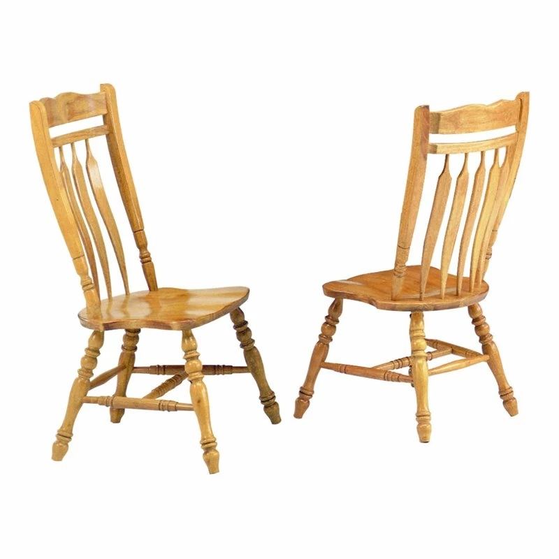 Cheap 🔔 Sunset Trading Oak Selections 18" Wood Aspen Dining Chairs In Oak (Set Of 2) 💯 3 Cheap 🔔 Sunset Trading Oak Selections 18" Wood Aspen Dining Chairs In Oak (Set Of 2) 💯