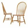 Hot Sale ⌛ Sunset Trading Oak Selections 18" Wood Windsor Dining Chair In Oak (Set Of 2) ⌛ -Cheap Office Chairs Store 2411566 L