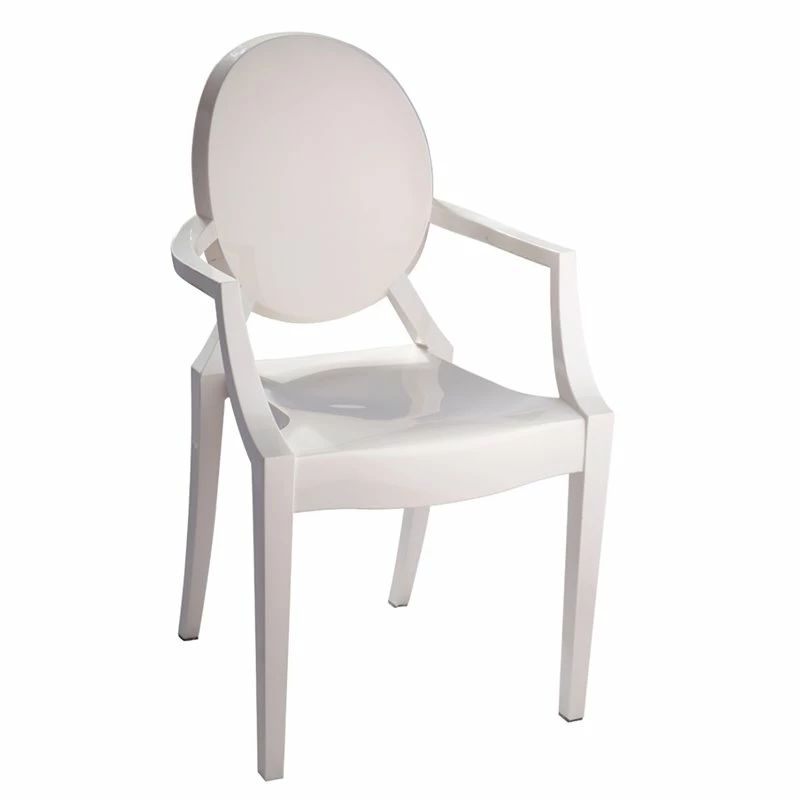 Wholesale ๐ฏ Pangea Home Lucid 36.5" Bentley Arm Plastic Dining Chair In White (Set Of 4) ๐ 5 Wholesale ๐ฏ Pangea Home Lucid 36.5" Bentley Arm Plastic Dining Chair In White (Set Of 4) ๐ - Image 3