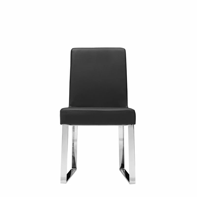 Brand new ๐ Pangea Home Sienna 19.5" Faux Leather Dining Chair In Black (Set Of 2) โ 6 Brand new ๐ Pangea Home Sienna 19.5" Faux Leather Dining Chair In Black (Set Of 2) โ - Image 4