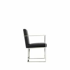 Coupon 🤩 Pangea Home Dexter 18.5" Modern Polyurethane & Metal Arm Chair In Black 🥰 9 Coupon 🤩 Pangea Home Dexter 18.5" Modern Polyurethane & Metal Arm Chair In Black 🥰 -Cheap Office Chairs Store 2416606 2 L