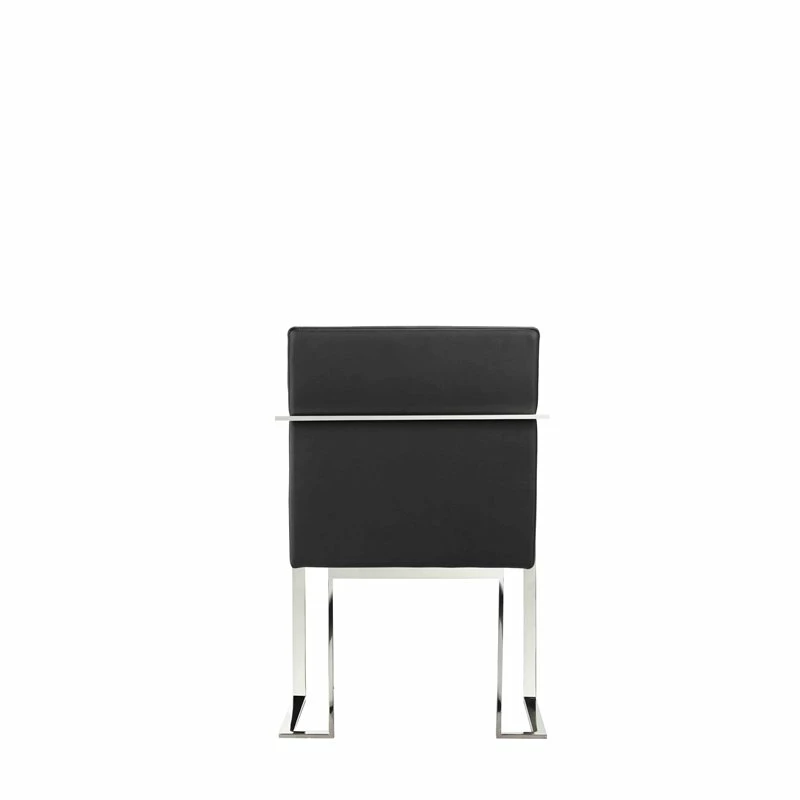 Coupon 🤩 Pangea Home Dexter 18.5" Modern Polyurethane & Metal Arm Chair In Black 🥰 6 Coupon 🤩 Pangea Home Dexter 18.5" Modern Polyurethane & Metal Arm Chair In Black 🥰 - Image 4