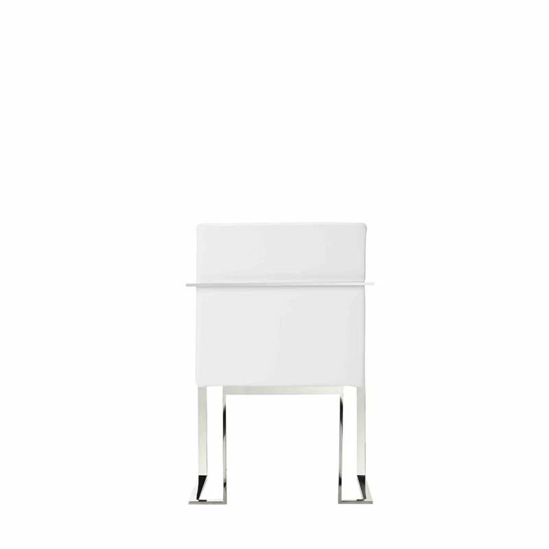 Buy ๐ฏ Pangea Home Dexter 18.5" Modern Polyurethane & Metal Arm Chair In White โ๏ธ 6 Buy ๐ฏ Pangea Home Dexter 18.5" Modern Polyurethane & Metal Arm Chair In White โ๏ธ - Image 4