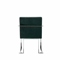 Coupon ✨ Pangea Home Dexter 18.5" Modern Velvet/Steel Arm Chair In Green ✨ 9 Coupon ✨ Pangea Home Dexter 18.5" Modern Velvet/Steel Arm Chair In Green ✨ -Cheap Office Chairs Store 2416608 3 L