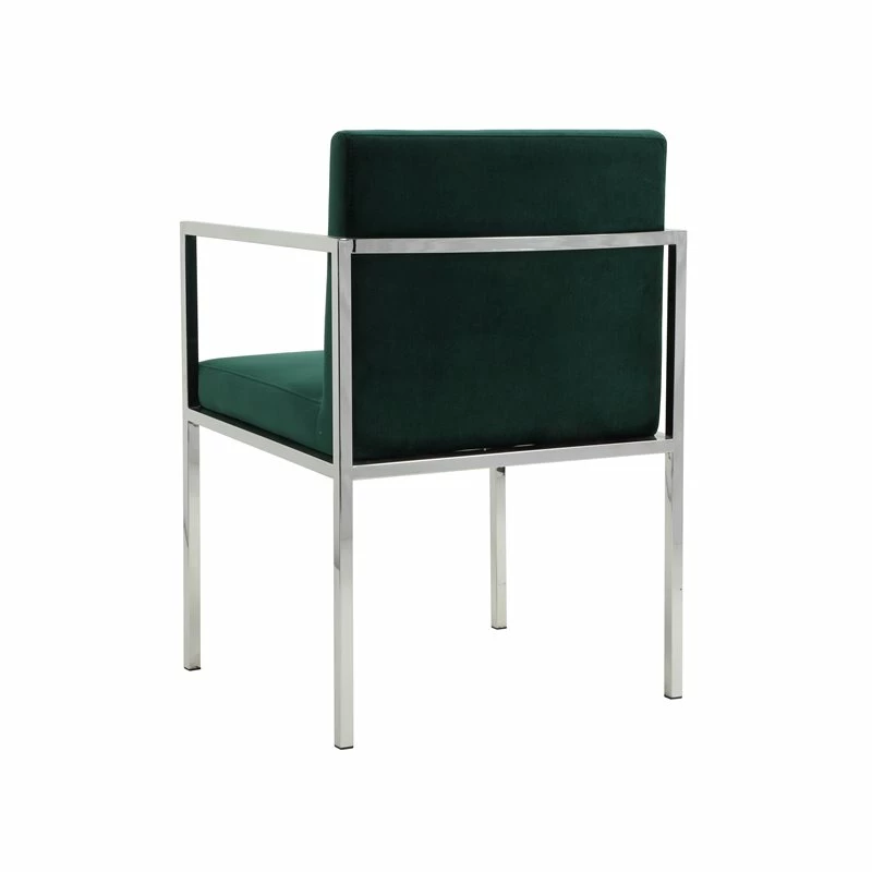 Deals ๐ Pangea Home Fred 27.5" Glen Velvet & Steel Dining Chair In Green (Set Of 2) ๐ 7 Deals ๐ Pangea Home Fred 27.5" Glen Velvet & Steel Dining Chair In Green (Set Of 2) ๐ - Image 5