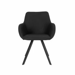 Wholesale 🧨 Pangea Home Mono 17" Perry Faux Leather Dining Chair In Black (Set Of 2) 🔔 -Cheap Office Chairs Store 2416706 3 L