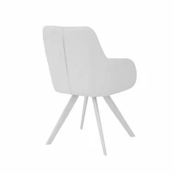 Wholesale 🔥 Pangea Home Mono 17" Perry Faux Leather Dining Chair In White (Set Of 2) 😉 -Cheap Office Chairs Store 2416707 3 L