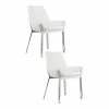 Hot Sale ⌛ Pangea Home Hudson 19.3" Faux Leather Tufted Chair In White/Silver (Set Of 2) 🔔 1 Hot Sale ⌛ Pangea Home Hudson 19.3" Faux Leather Tufted Chair In White/Silver (Set Of 2) 🔔 -Cheap Office Chairs Store 2416773 L