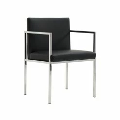 Discount ๐งจ Pangea Home Fred 27.5" Glen Faux Leather Dining Chair In Black (Set Of 2) ๐ 11 Discount ๐งจ Pangea Home Fred 27.5" Glen Faux Leather Dining Chair In Black (Set Of 2) ๐ -Cheap Office Chairs Store 2416826 2 L