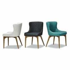 Flash Sale 🥰 Sofas To Go Nash 18" Modern Fabric Dining Chair In Viva Beige/European Walnut ✨ -Cheap Office Chairs Store 2417047 1 L