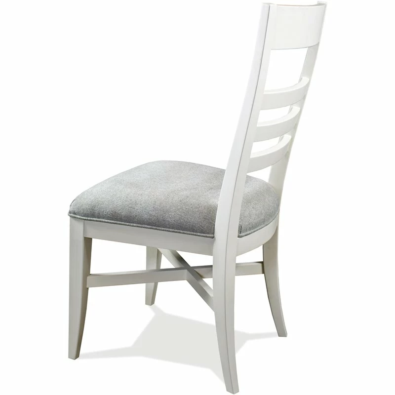 Promo ⌛ Riverside Furniture Osborne Ladderback Wood Dining Side Chair In Winter White 🎉 3 Promo ⌛ Riverside Furniture Osborne Ladderback Wood Dining Side Chair In Winter White 🎉