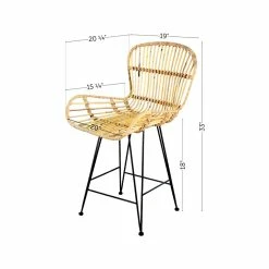 Coupon 🧨 Balka Rattan Dining Chair With Armrests Set Of 2 Rattan And Black South Shore 🔔 -Cheap Office Chairs Store 2419128 10 L