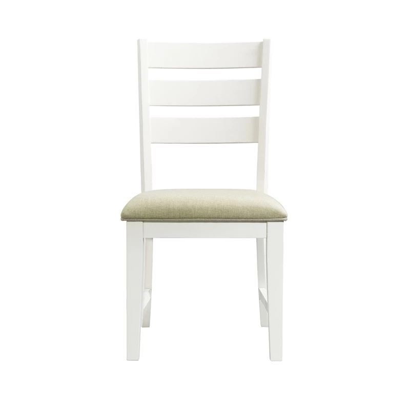 Best Pirce 🧨 Bowery Hill Ladder Back Side Chair In Cottage White (Set Of 2) ✨ 9 Best Pirce 🧨 Bowery Hill Ladder Back Side Chair In Cottage White (Set Of 2) ✨ - Image 7