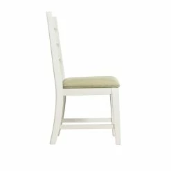 Best Pirce 🧨 Bowery Hill Ladder Back Side Chair In Cottage White (Set Of 2) ✨ 22 Best Pirce 🧨 Bowery Hill Ladder Back Side Chair In Cottage White (Set Of 2) ✨ -Cheap Office Chairs Store 2421081 3 L