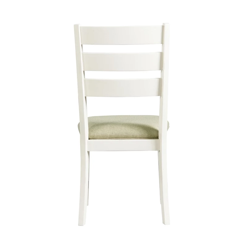 Best Pirce 🧨 Bowery Hill Ladder Back Side Chair In Cottage White (Set Of 2) ✨ 11 Best Pirce 🧨 Bowery Hill Ladder Back Side Chair In Cottage White (Set Of 2) ✨ - Image 9
