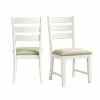 Best Pirce ๐งจ Bowery Hill Ladder Back Side Chair In Cottage White (Set Of 2) โจ 2 Best Pirce ๐งจ Bowery Hill Ladder Back Side Chair In Cottage White (Set Of 2) โจ -Cheap Office Chairs Store 2421081 L