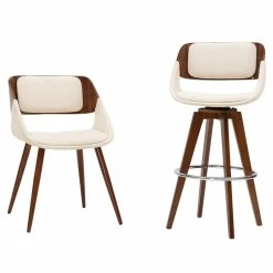 Cheapest 💯 New Pacific Direct Cyprus 19.5" Fabric Chair In Santorini Sand Beige/Walnut ❤️ -Cheap Office Chairs Store 2422358 6 L