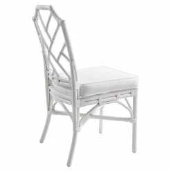 Buy 🔔 New Pacific Direct Kara 21.5" Fabric And Rattan Chair In White (Set Of 2) ⭐ -Cheap Office Chairs Store 2422573 6 L