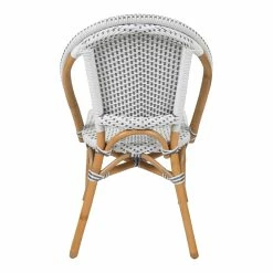 Buy ✨ New Pacific Direct Avignon 18" Rattan Paris Bistro Chair In White (Set Of 2) 🛒 -Cheap Office Chairs Store 2422706 12 L