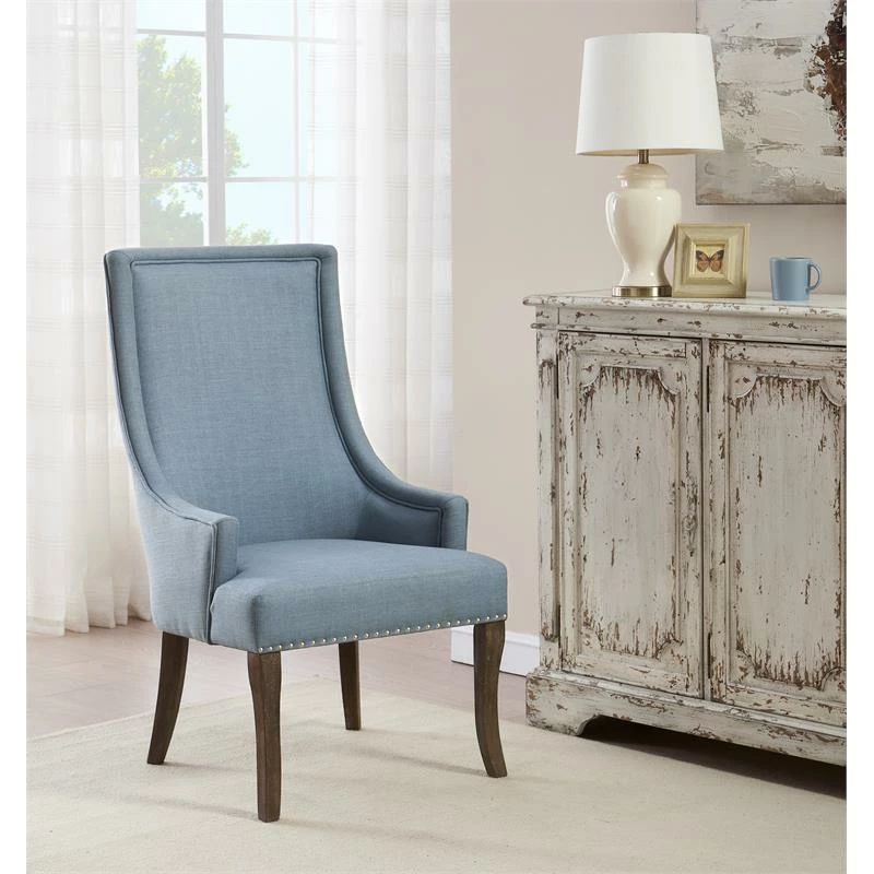 Hot Sale ❤️ Coast To Coast Imports Blue Accent Dining Chair ✨ 5 Hot Sale ❤️ Coast To Coast Imports Blue Accent Dining Chair ✨ - Image 3