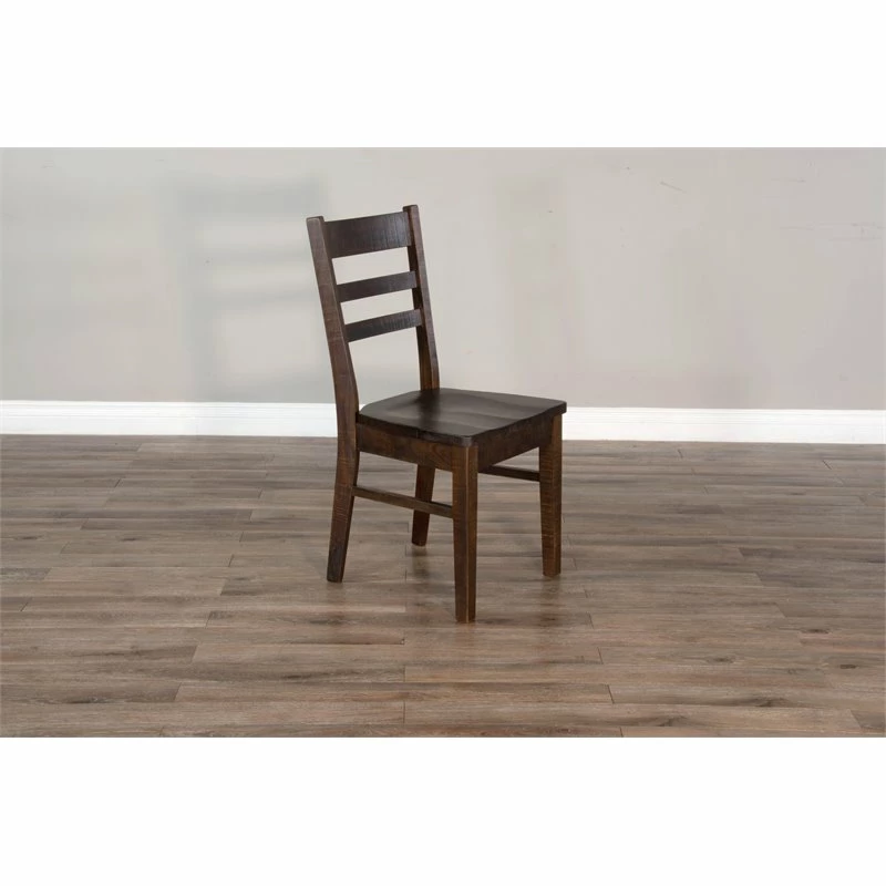 Brand new ๐ Pemberly Row 18" Ladderback Chair With Wood Seat In Tobacco Leaf โค๏ธ 4 Brand new ๐ Pemberly Row 18" Ladderback Chair With Wood Seat In Tobacco Leaf โค๏ธ - Image 2