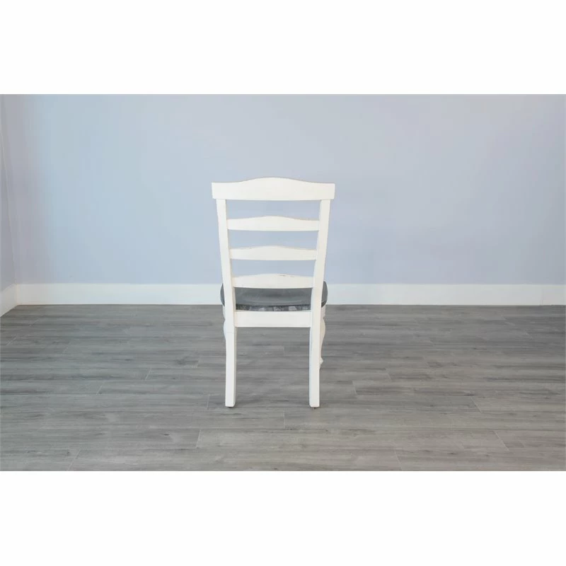 Best Pirce ๐ Pemberly Row 41" Ladderback Chair With Wood Seat In White ๐ 8 Best Pirce ๐ Pemberly Row 41" Ladderback Chair With Wood Seat In White ๐ - Image 6