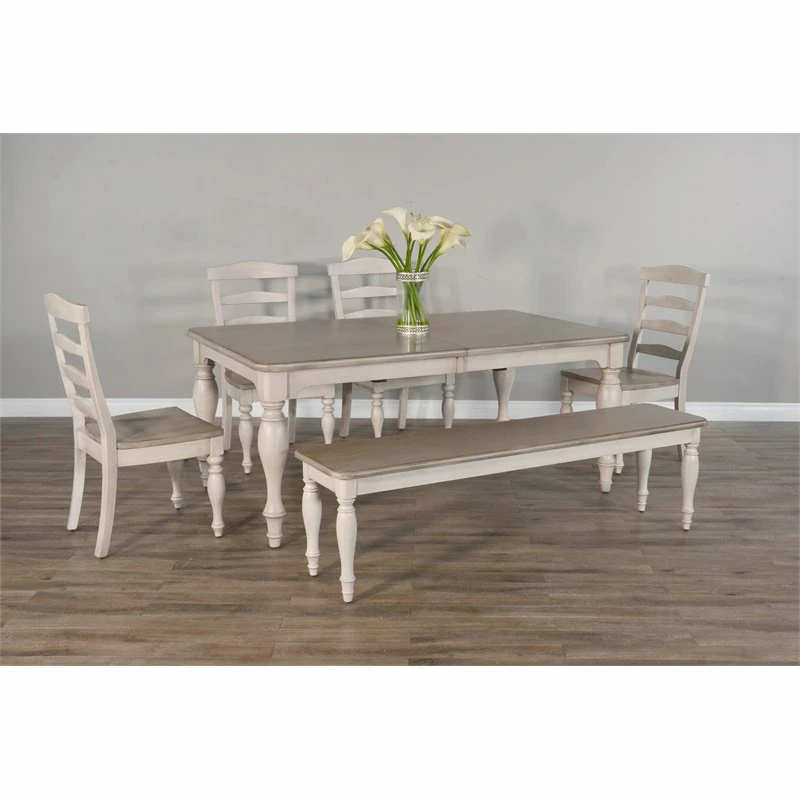 Best Pirce ๐คฉ Pemberly Row 41" Wood Ladderback Chair In Taupe Off White ๐ 4 Best Pirce ๐คฉ Pemberly Row 41" Wood Ladderback Chair In Taupe Off White ๐ - Image 2