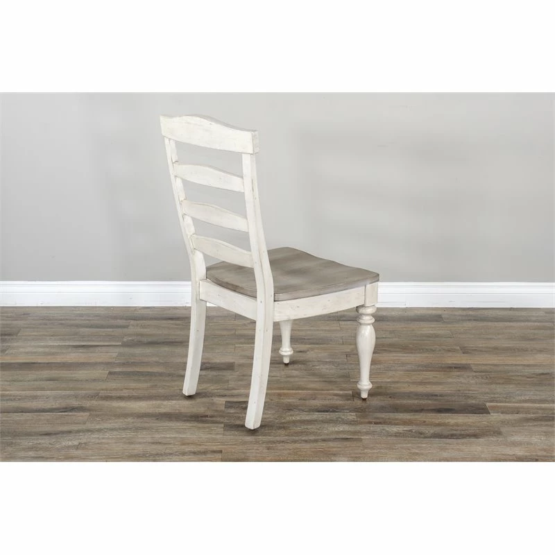 Best Pirce ๐คฉ Pemberly Row 41" Wood Ladderback Chair In Taupe Off White ๐ 8 Best Pirce ๐คฉ Pemberly Row 41" Wood Ladderback Chair In Taupe Off White ๐ - Image 6