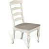 Best Pirce 🤩 Pemberly Row 41" Wood Ladderback Chair In Taupe Off White 😀 -Cheap Office Chairs Store 2433102 L