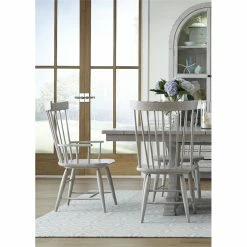 Hot Sale 😍 Maklaine Arm Chair In Weathered Plank Finish Wood 😉 -Cheap Office Chairs Store 2433507 10 L