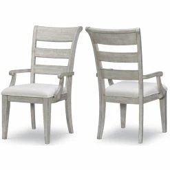 Promo 🎁 Maklaine Ladder Back Arm Chair In Weathered Plank Finish Wood (set Of 2) ✔️ 20 Promo 🎁 Maklaine Ladder Back Arm Chair In Weathered Plank Finish Wood (set Of 2) ✔️ -Cheap Office Chairs Store 2433513 8 L