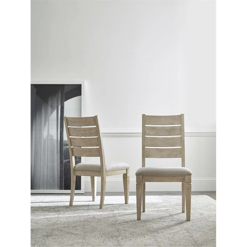 Deals 😉 Maklaine Ladder Back Side Chair In Sandstone Finish Wood (set Of 2) 😀 7 Deals 😉 Maklaine Ladder Back Side Chair In Sandstone Finish Wood (set Of 2) 😀 - Image 5