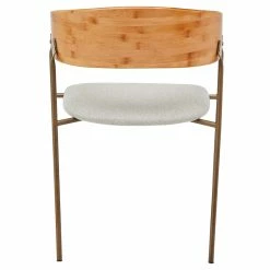 Brand new ❤️ New Pacific Direct Leshia KD Fabric Bamboo Arm Chair In Havana Linen/Natural ❤️ -Cheap Office Chairs Store 2436412 5 L