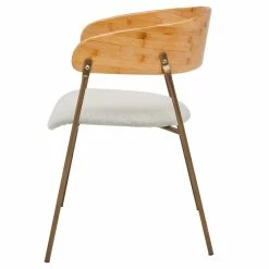 Brand new ❤️ New Pacific Direct Leshia KD Fabric Bamboo Arm Chair In Havana Linen/Natural ❤️ -Cheap Office Chairs Store 2436412 6 L