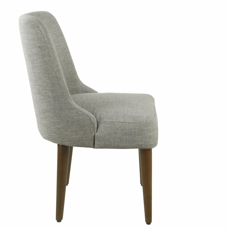 Budget 🔔 HomePop Modern Wood And Fabric Hemet Gayle Side Chair In Gray ❤️ 5 Budget 🔔 HomePop Modern Wood And Fabric Hemet Gayle Side Chair In Gray ❤️ - Image 3