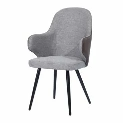 Best Sale 👍 CRO Decor Dining Chair Arm Chair Upholstered Fabric In Gray(Set Of 2) 🥰 15 Best Sale 👍 CRO Decor Dining Chair Arm Chair Upholstered Fabric In Gray(Set Of 2) 🥰 -Cheap Office Chairs Store 2440301 4 L