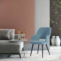 Brand new 👏 CRO Decor Dining Chair Teal Fabric Upholstery Solid Wood Arm Chair In Blue 2PC 🛒 13 Brand new 👏 CRO Decor Dining Chair Teal Fabric Upholstery Solid Wood Arm Chair In Blue 2PC 🛒 -Cheap Office Chairs Store 2440313 2 L