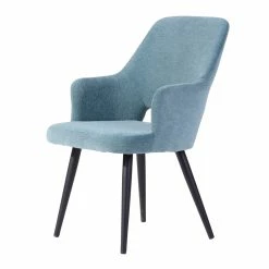 Brand new 👏 CRO Decor Dining Chair Teal Fabric Upholstery Solid Wood Arm Chair In Blue 2PC 🛒 18 Brand new 👏 CRO Decor Dining Chair Teal Fabric Upholstery Solid Wood Arm Chair In Blue 2PC 🛒 -Cheap Office Chairs Store 2440313 7 L