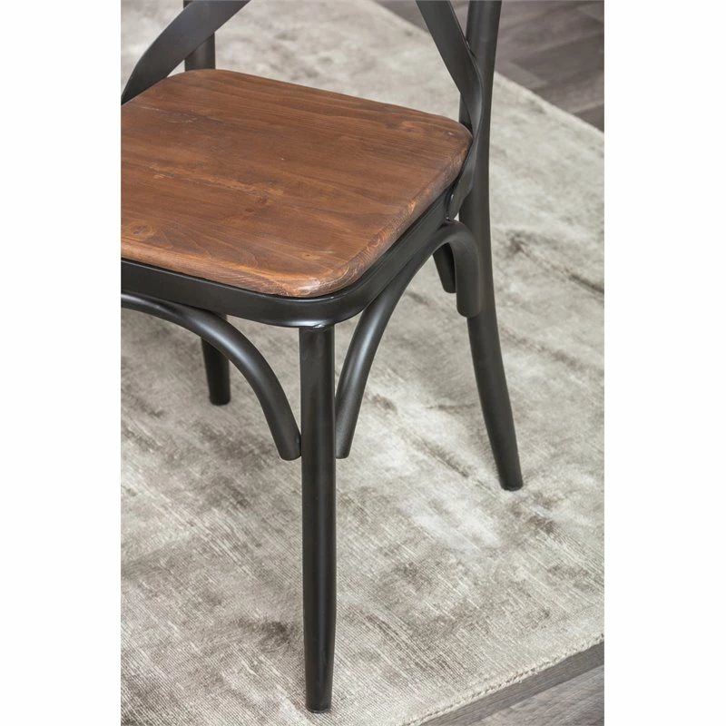 Cheapest ๐คฉ Kosas Home Bentley 18.5" Wood And Iron Side Chair In Oak Brown And Black โค๏ธ 5 Cheapest ๐คฉ Kosas Home Bentley 18.5" Wood And Iron Side Chair In Oak Brown And Black โค๏ธ - Image 3