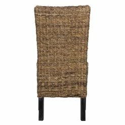 Best deal 😀 Kosas Home Windsor 19.5" Transitional Rattan Abaca Chair In Brown 🌟 -Cheap Office Chairs Store 2447717 4 L